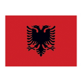 Flag of Albania Temporary Tattoo (1.5"x2")